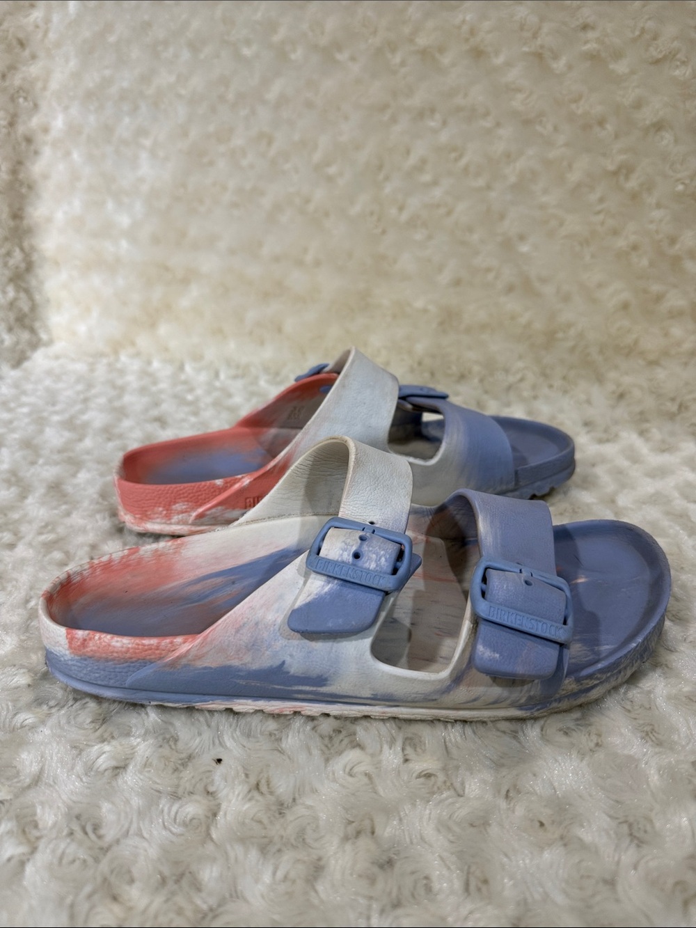 Birkenstock rubber sandals sz 8